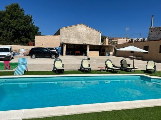 Villa Rural Con Amplia Piscina Campillo de Altobuey المظهر الخارجي الصورة